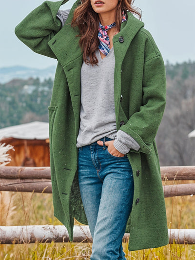 Trendige warme Wolljacke - Ingrid