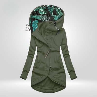 Trendige Winterjacke mit Kapuze für Frauen - Galina