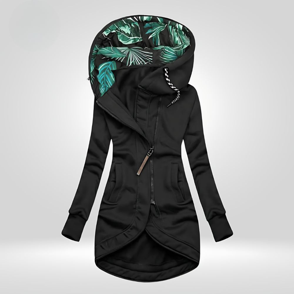 Trendige Winterjacke mit Kapuze für Frauen - Galina