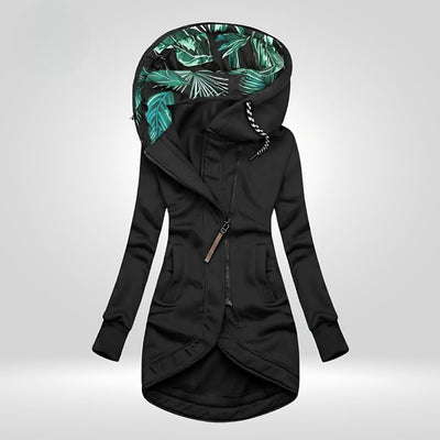 Trendige Winterjacke mit Kapuze für Frauen - Galina