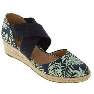 Brenda – Stilvolle, atmungsaktive Keilschuhe aus Canvas