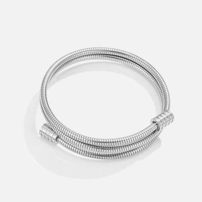 Gedrehtes Silber-Armband