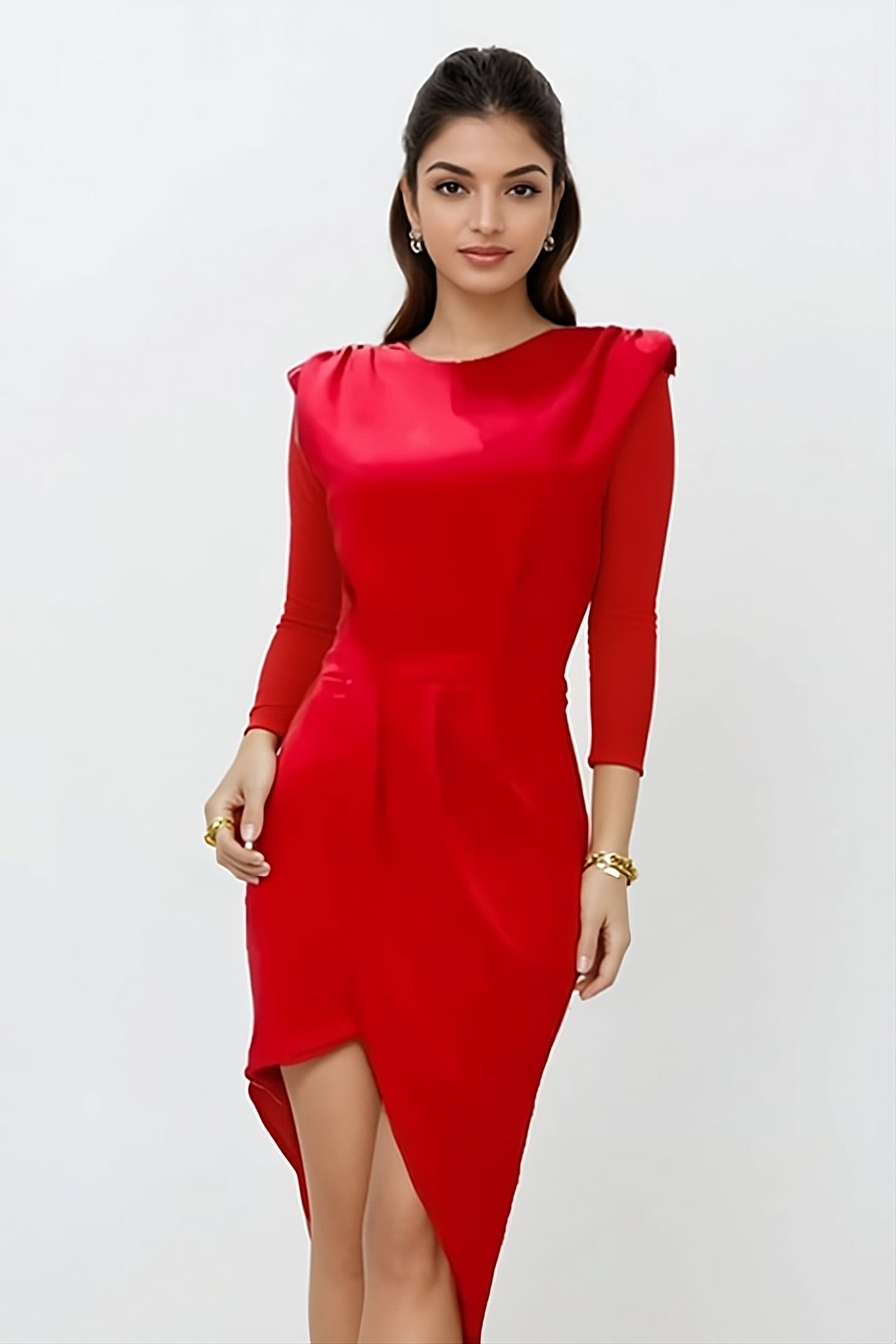 Liviane - Asymmetrisches Cocktailkleid