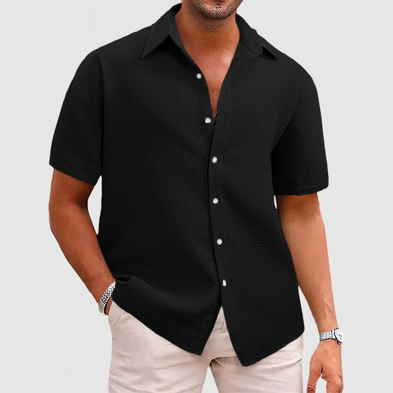 Warren | Herren Kurzarm Hemd | Button Down