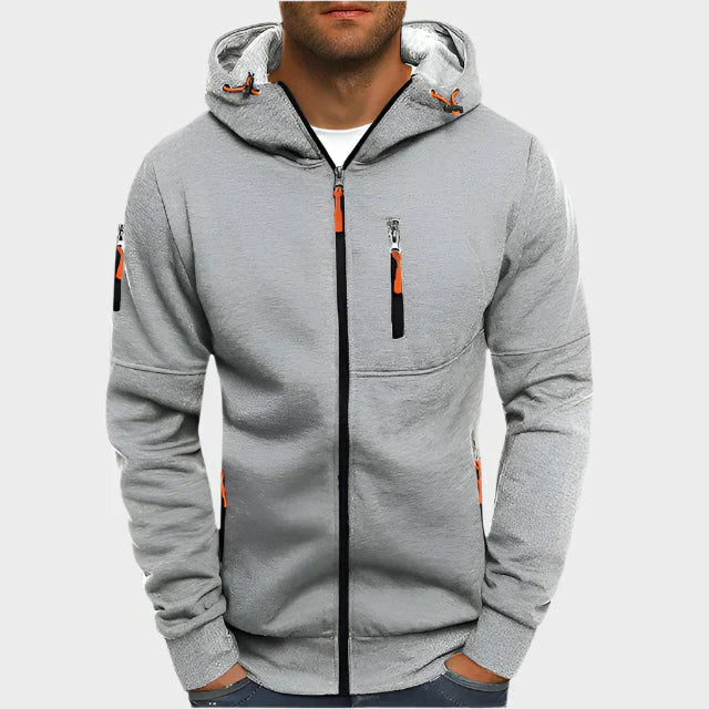 URBAN ZIPHOOD - KAPUZENJACKE MIT REISSVERSCHLUSS