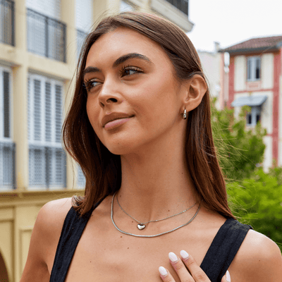 Valentina – Silberne Creolen