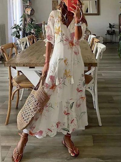 BETTINA™ | Organisches Maxikleid