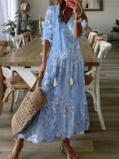 Luna | Elegantes Boho-Kleid mit figurfreundlichem Design