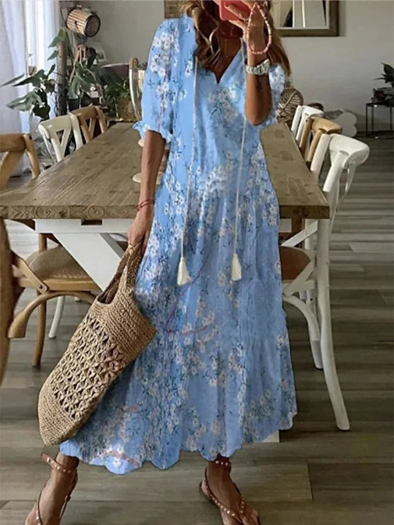 BETTINA™ | Organisches Maxikleid