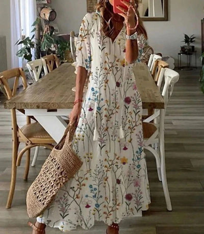 BETTINA™ | Organisches Maxikleid