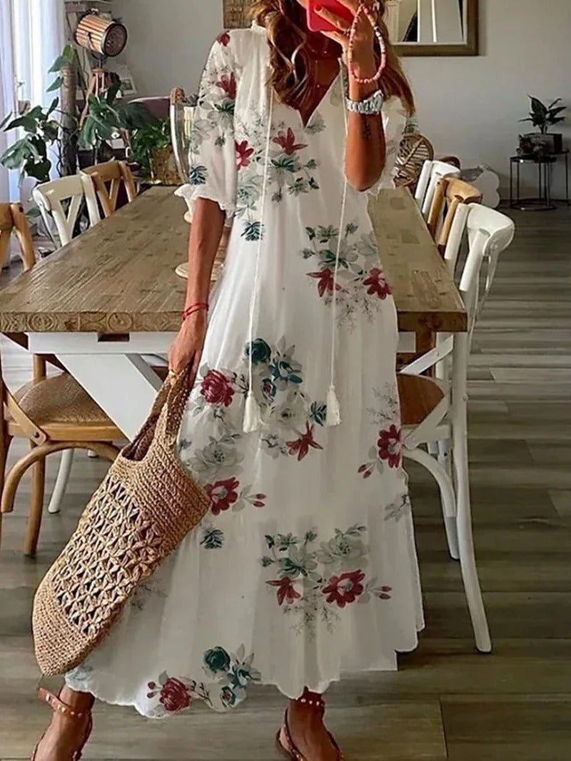 BETTINA™ | Organisches Maxikleid
