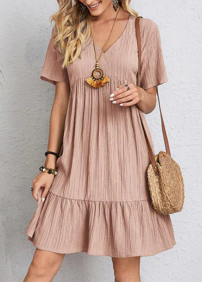 Lorene – Elegantes Bauch Schmeichelhaft Kleid