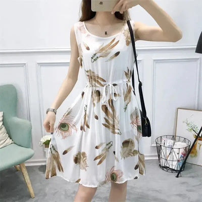 Mayuri – Bezauberndes Minikleid aus Baumwolle mit Print