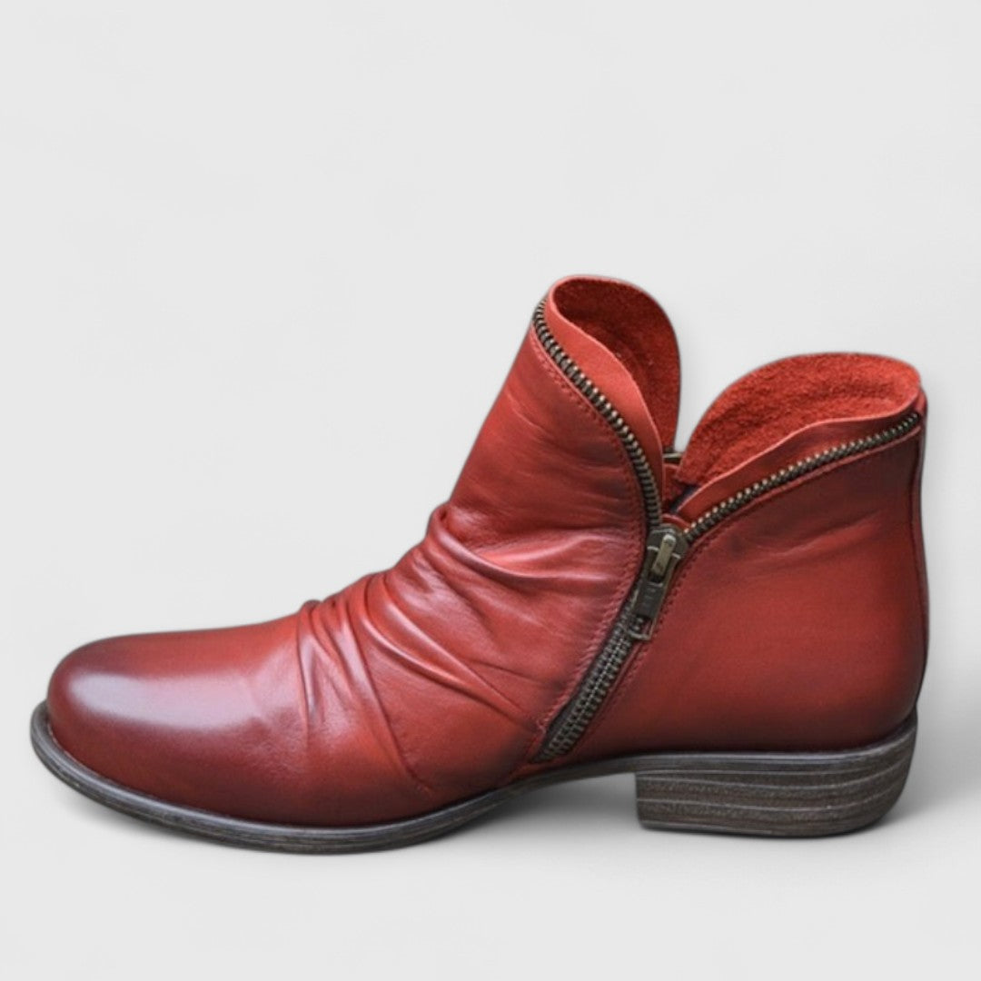 KARYLLE | Zipper-Stiefeletten