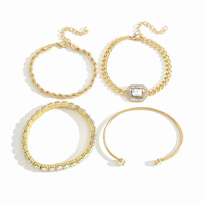 Domitia Calvina Gold Bracelet Set