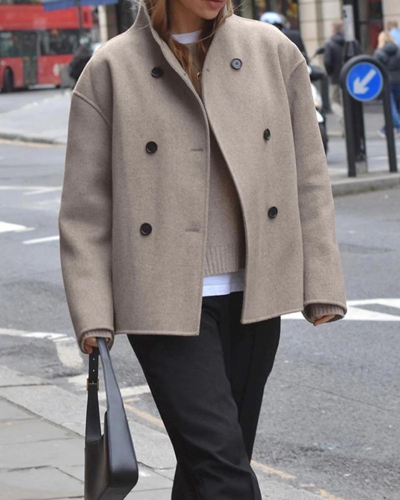 Warme Jacke für Frauen mit französischem Einschlag - Camille