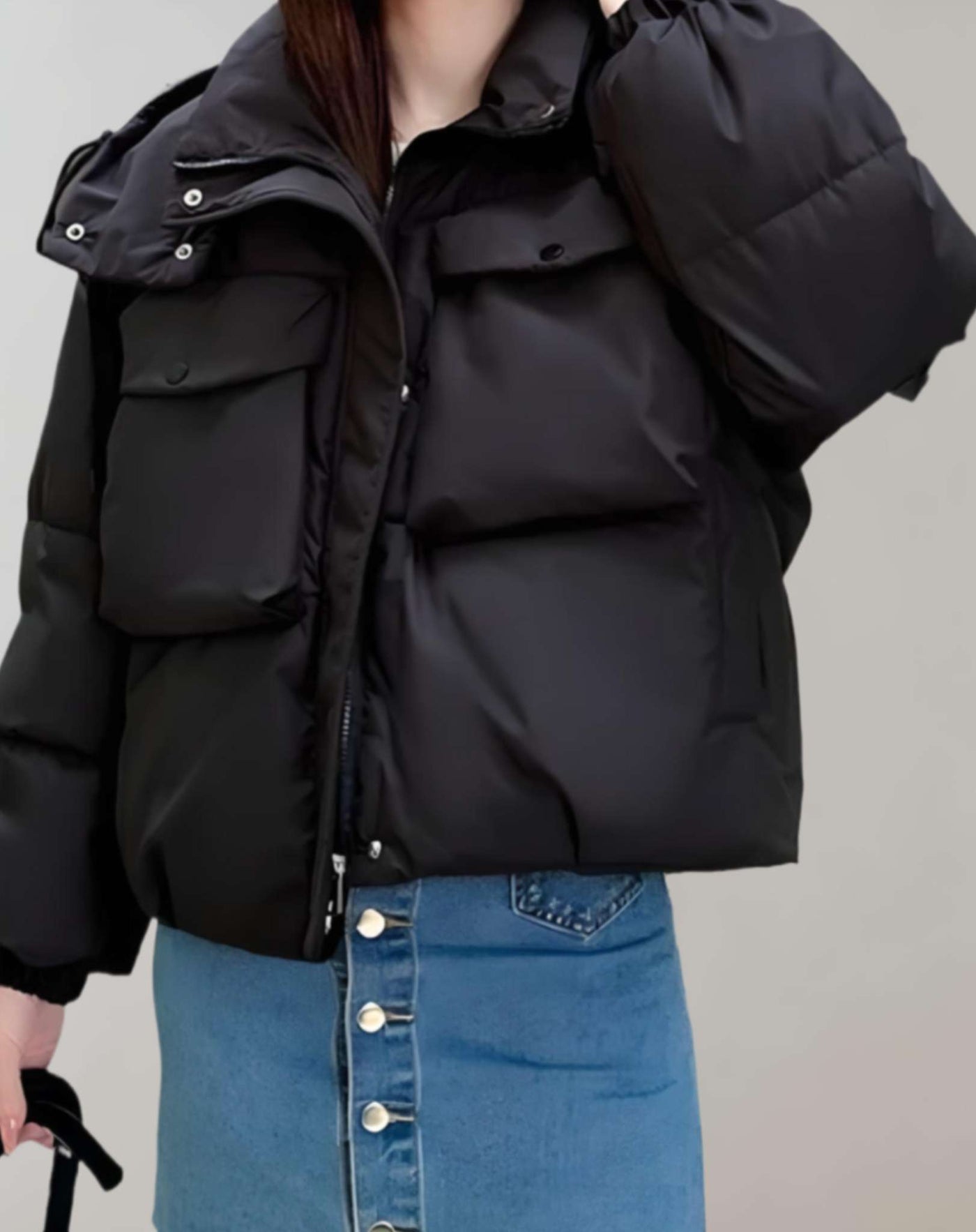 Warme wattierte Baumwolljacke für Frauen - Bibi