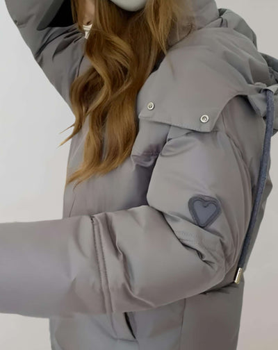 Warme, winddichte Daunenjacke für Frauen - Janice
