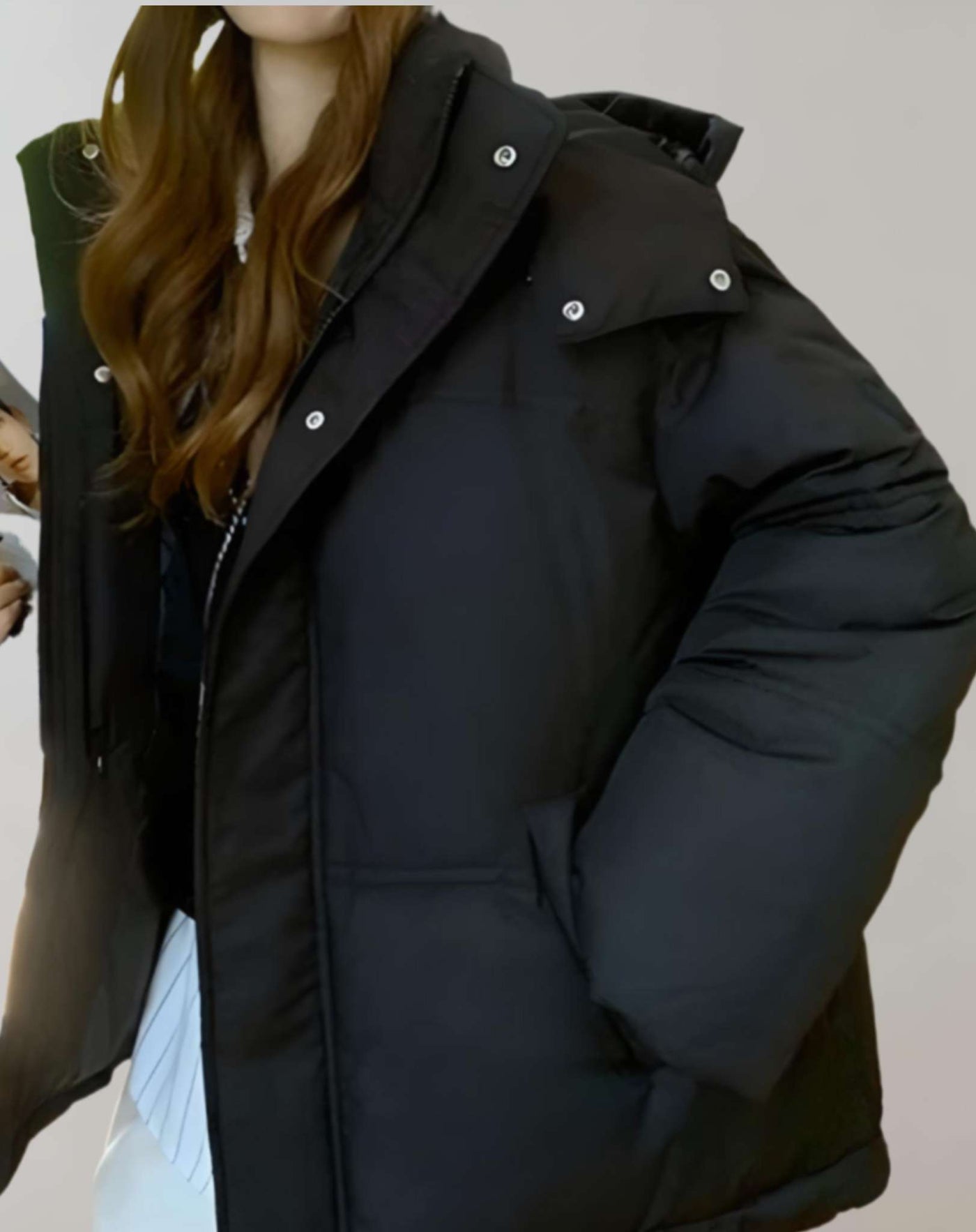 Warme, winddichte Daunenjacke für Frauen - Janice