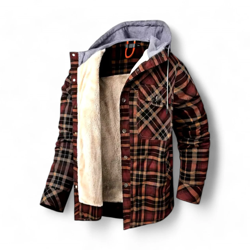 Colby | Warme Winterjacke Herren | Kapuze Mantel