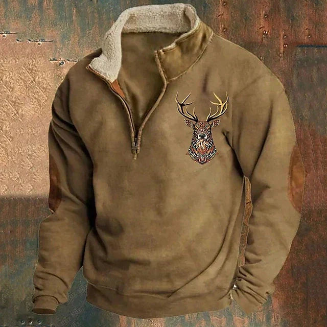 Warmer Fleece-Winterpulli für Männer - Hendrik