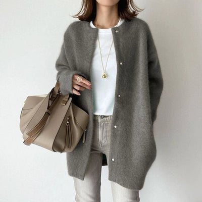 Weiche Winterstrickjacke - Jasmin