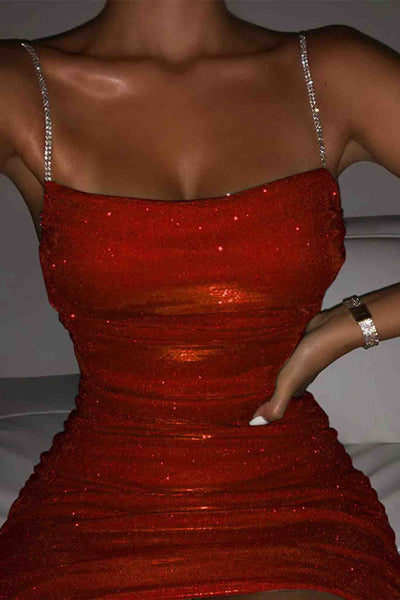 Plissiertes Minikleid für Damen – elegantes, stylisches Partykleid