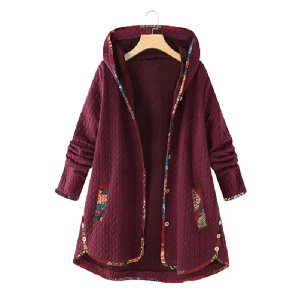 Winterjacke mit Kapuze für Frauen - Monika