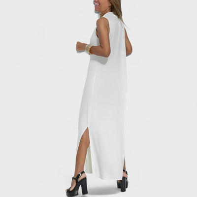 Livana – Maxikleid mit raffinierter Drapierung