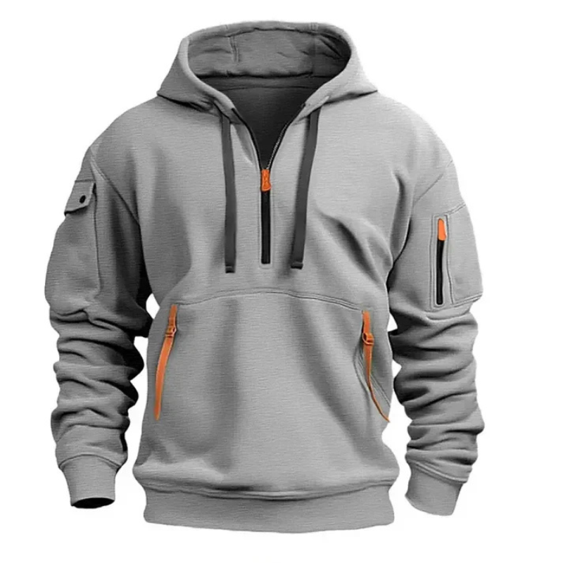 Kendrick | Zip Hoodie Herren | Schwarz Kapuzenpullover