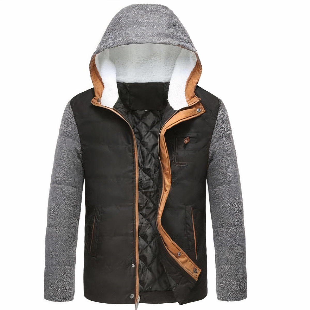 Zweifarbige Sherpa-gefütterte Kapuzenjacke - Howe